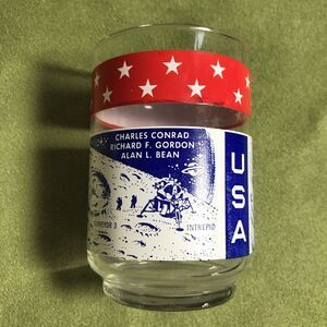 Vtg Apollo 12 Glass‎ Libbey Conrad Gordon Bean USA NASA EUC Replacement